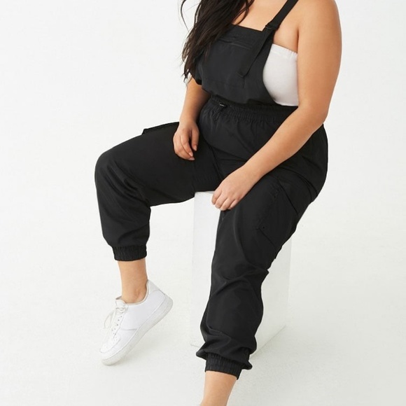 overall windbreaker jumpsuit